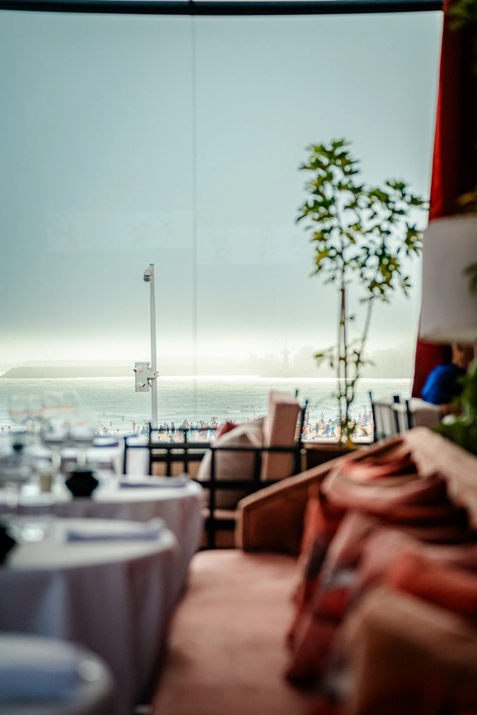 La baie d’Agadir vue depuis le Rooftop